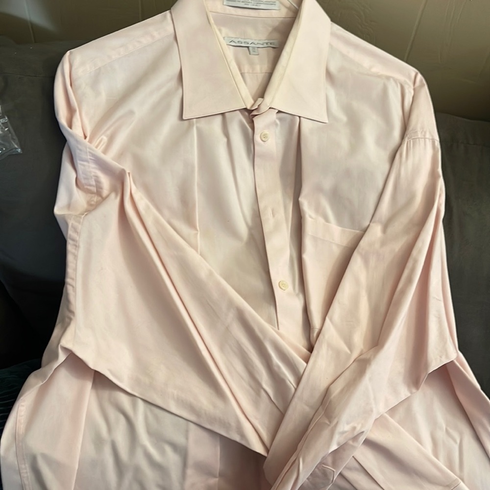 Baby light pink dress shirt